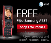 Actual banner ad from at&t’s Samsung A737 sales drive, part of a larger series of 23 different sizes