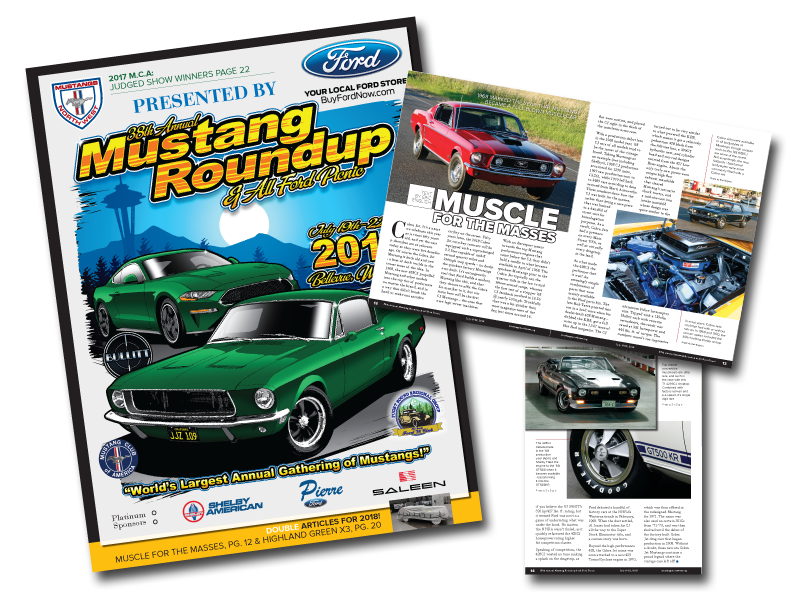 Last Color magazine for the Mustangs Northwest Ford Mustang Club