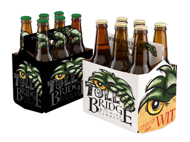 Toll Bridge Brewing 6-pk packaging group